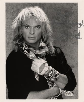 Lot #8356 Van Halen: David Lee Roth Signed Photograph - Image 1