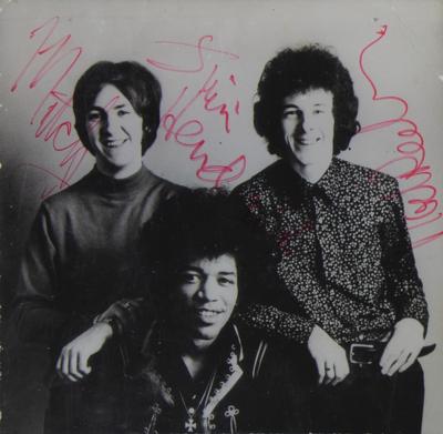 Lot #8107 Jimi Hendrix Experience Signed Photograph - Image 1