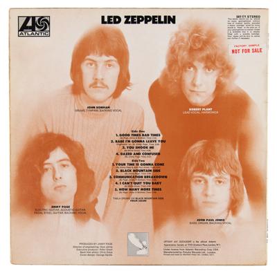 Lot #8158 Led Zeppelin UK Promotional First Pressing Debut Album (Atlantic, 588171, Stereo) - Image 19