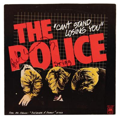 Lot #8344 The Police Signed 45 RPM Record - Image 1