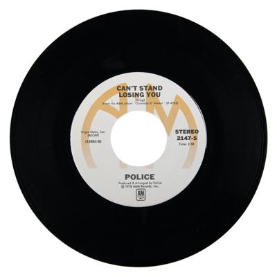Lot #8344 The Police Signed 45 RPM Record - Image 3