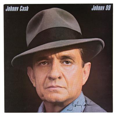 Lot #8221 Johnny Cash Signed Album