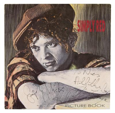 Lot #8415 Simply Red Signed Album