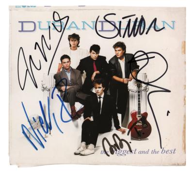 Lot #8392 Duran Duran Signed CD Sleeve