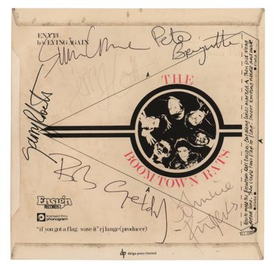 Lot #8288 Boomtown Rats Signed 45 RPM Record
