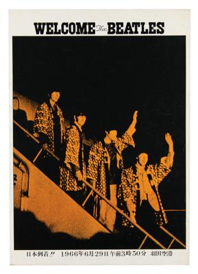 Lot #8087 Beatles 1966 Tokyo Concert Poster and Program - Image 1