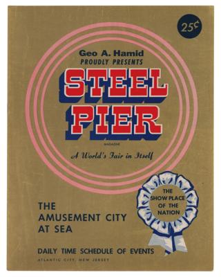 Lot #8088 Beatles 1966 Steel Pier Handbill and