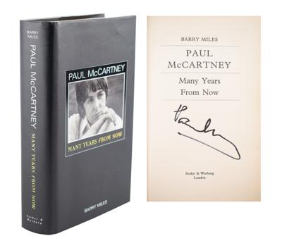 Lot #8102 Paul McCartney Signed Book
