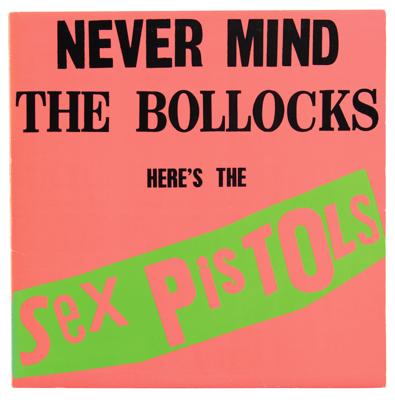 Lot #8365 The Sex Pistols U.S. Album Pressing of Never Mind the Bollocks, Here's the Sex Pistols with Press Kit and Promotional Photos