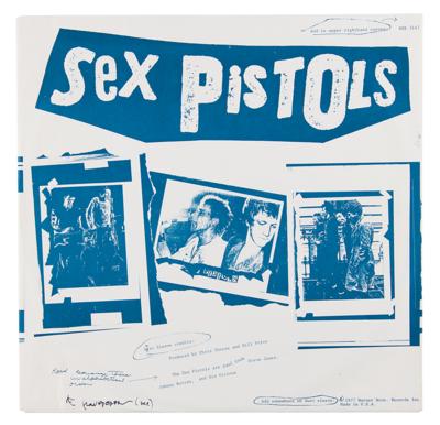 Lot #8365 The Sex Pistols U.S. Album Pressing of Never Mind the Bollocks, Here's the Sex Pistols with Press Kit and Promotional Photos - Image 3