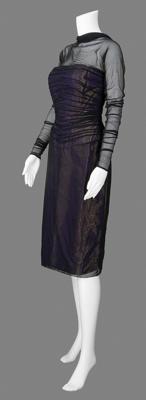 Lot #8371 Whitney Houston's Personally-Owned Black Cocktail Dress by Vicky Tiel - Image 2