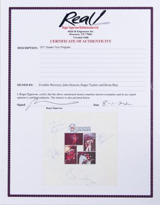 Lot #8181 Queen Signed 1977 European Summer Tour Program - Image 2