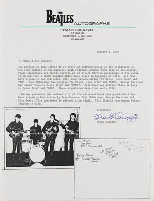 Lot #8049 Beatles Signed Photograph - Image 4
