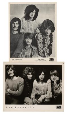 Lot #8169 Led Zeppelin (2) Atlantic Records Promotional Photographs (1969)