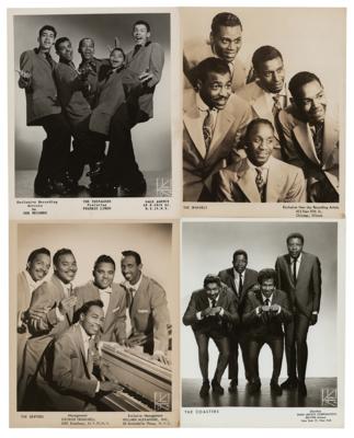 Lot #8213 1950s R&B and Doo-Wop Groups (4) Original Publicity Photographs - Image 1