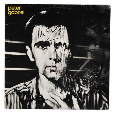 Lot #8396 Peter Gabriel Signed Album