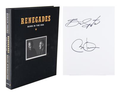 Lot #8353 Bruce Springsteen and Barack Obama Signed Book - Image 1