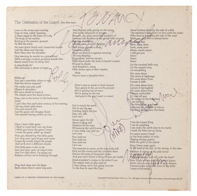 Lot #8144 The Doors Signed Album