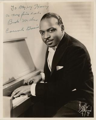 Lot #8190 Count Basie Signed Photograph