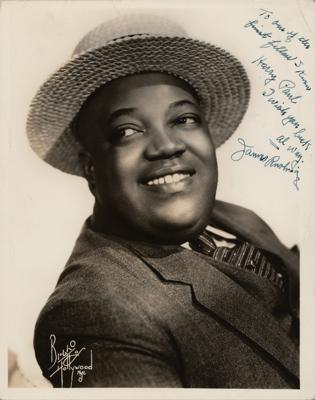 Lot #8200 James Rushing Signed Photograph