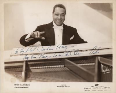 Lot #8193 Duke Ellington Signed Photograph