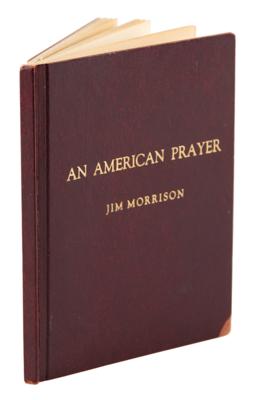 Lot #8148 Jim Morrison Signed Book - An American Prayer - Image 1
