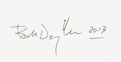 Lot #8015 Bob Dylan Signed Handwritten Lyrics for 'Just Like a Woman' - Image 2