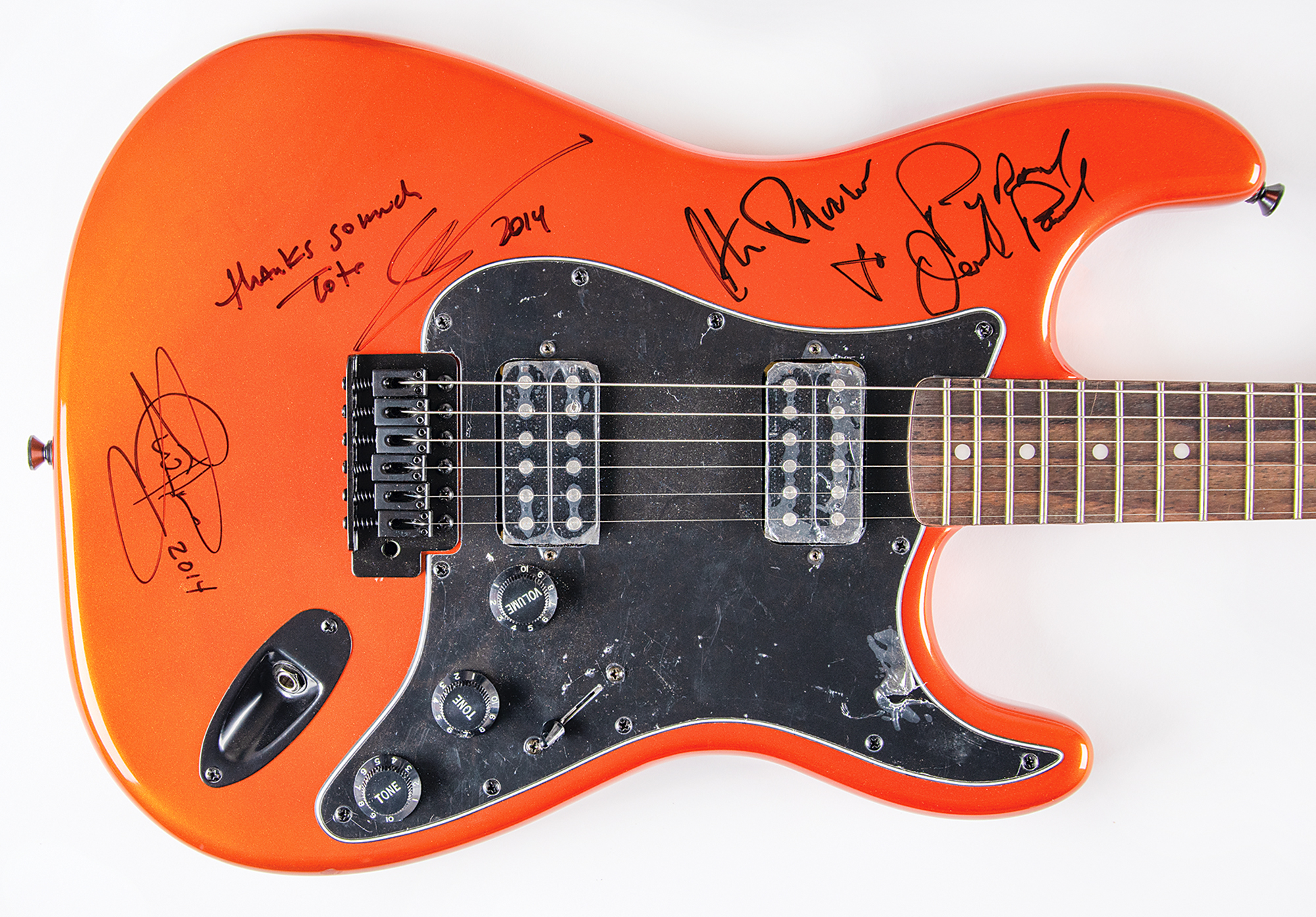 Toto Signed Guitar