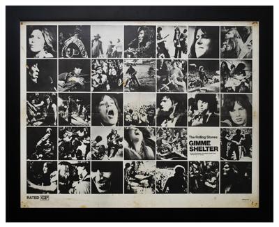 Lot #8130 Rolling Stones Original 'Gimme Shelter' Movie Poster - Image 1