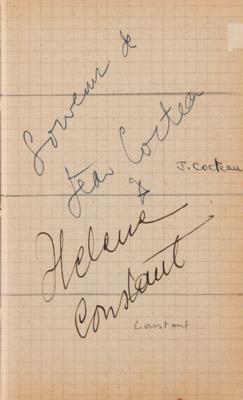 Lot #8188 Django Reinhardt, Jean Cocteau, Fernandel and Others Signed Autograph Album - Image 2