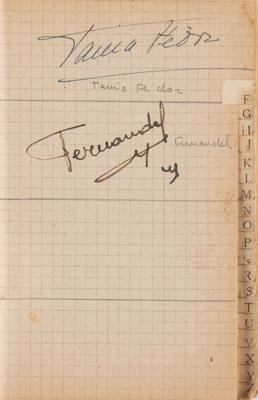 Lot #8188 Django Reinhardt, Jean Cocteau, Fernandel and Others Signed Autograph Album - Image 3