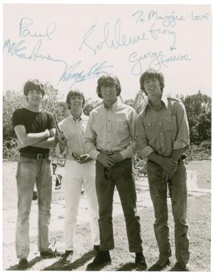 Lot #8048 Beatles Signed Photograph