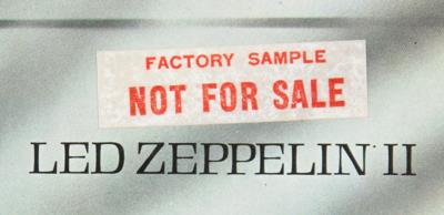Lot #8466 Led Zeppelin II UK Promotional First Pressing Album (Atlantic Records, 588198, Stereo) - Image 3