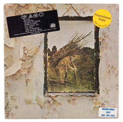 Lot #8473 Led Zeppelin IV US Promotional First Pressing Album (Atlantic Records, SD 7208, Stereo)