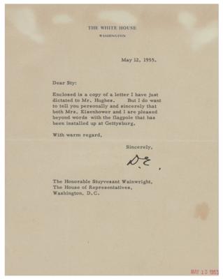 Lot #1038 Dwight D. Eisenhower Typed Letter Signed as President
