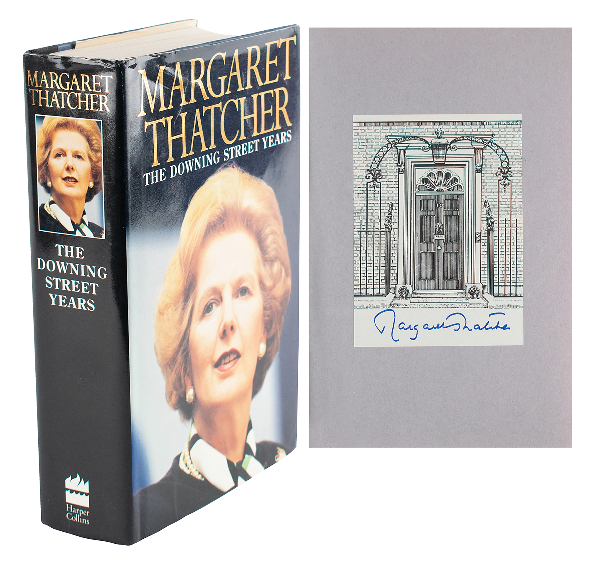 Lot #1223 Margaret Thatcher Signed Book
