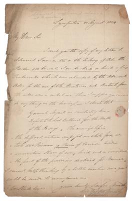 Lot #1254 Fairfax Moresby Autograph Letter Signed