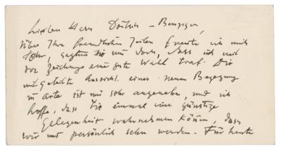 Lot #1298 Paul Klee Autograph Letter Signed - Image 2