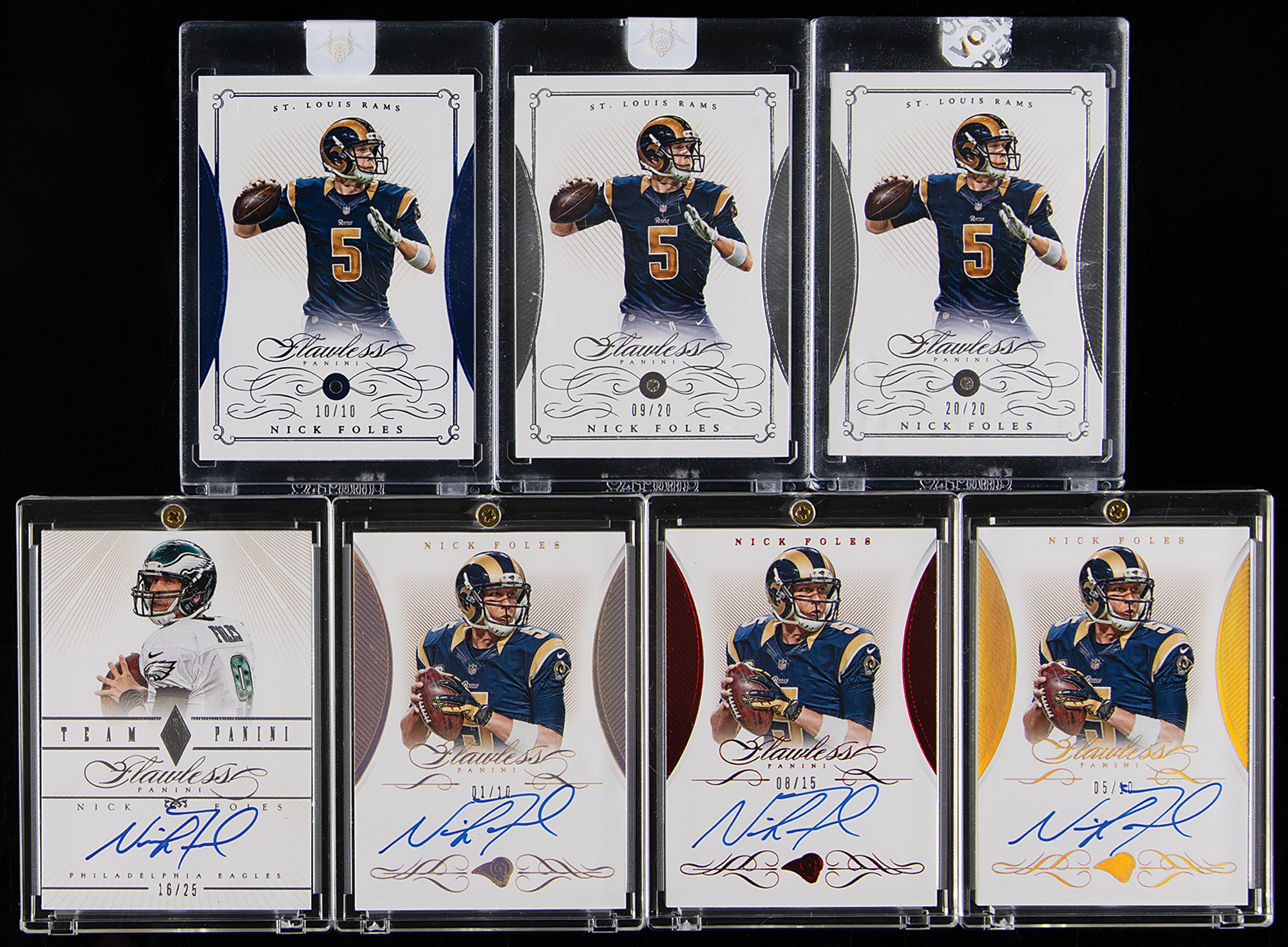 Nick Foles (7) Autograph and Relic Cards