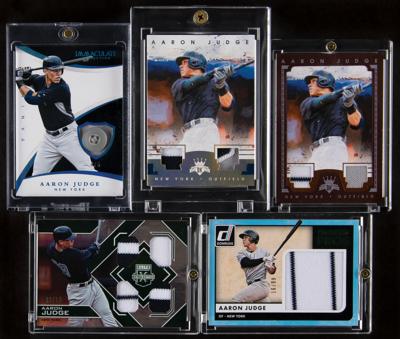 Lot #1968 Aaron Judge (5) Relic/Patch Cards - Image 1
