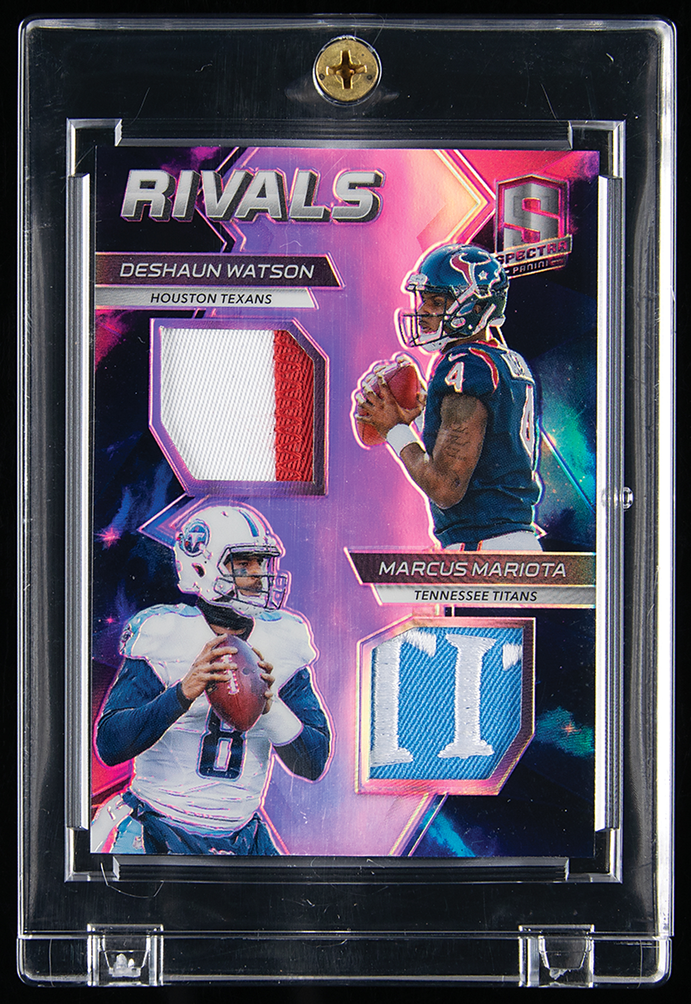 Deshaun Watson Jersey Patch Texans Card