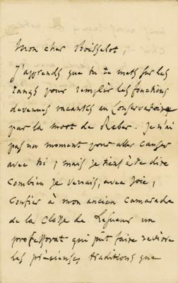 Lot #1606 Charles Gounod Autograph Letter Signed