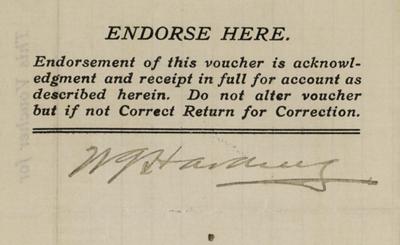 Lot #1042 Warren G. Harding Document Signed - Image 2