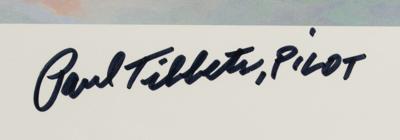Lot #1247 Enola Gay: Paul Tibbets Signed Print - 'Atomic Warfare Is Born' - Image 2