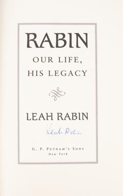 Lot #1208 Yitzhak Rabin Signed Book - Image 5
