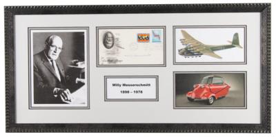 Lot #1268 Willy Messerschmitt Signed First Day Cover