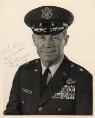 Lot #1269 Chuck Yeager Signed Photograph
