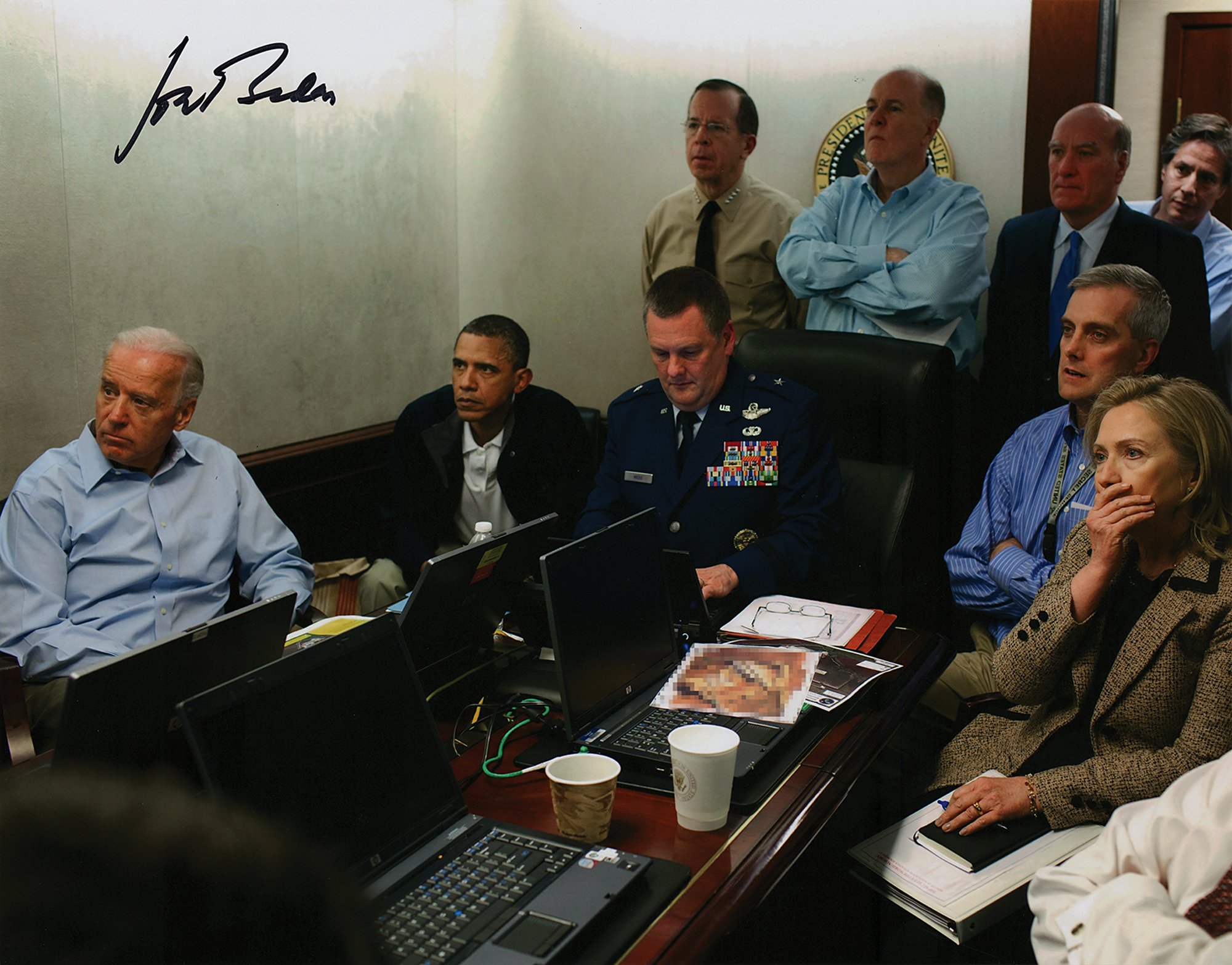Lot #1018 Joe Biden Signed Oversized Photograph