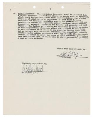 Lot #1725 Edith Head (4) Documents Signed - Image 6