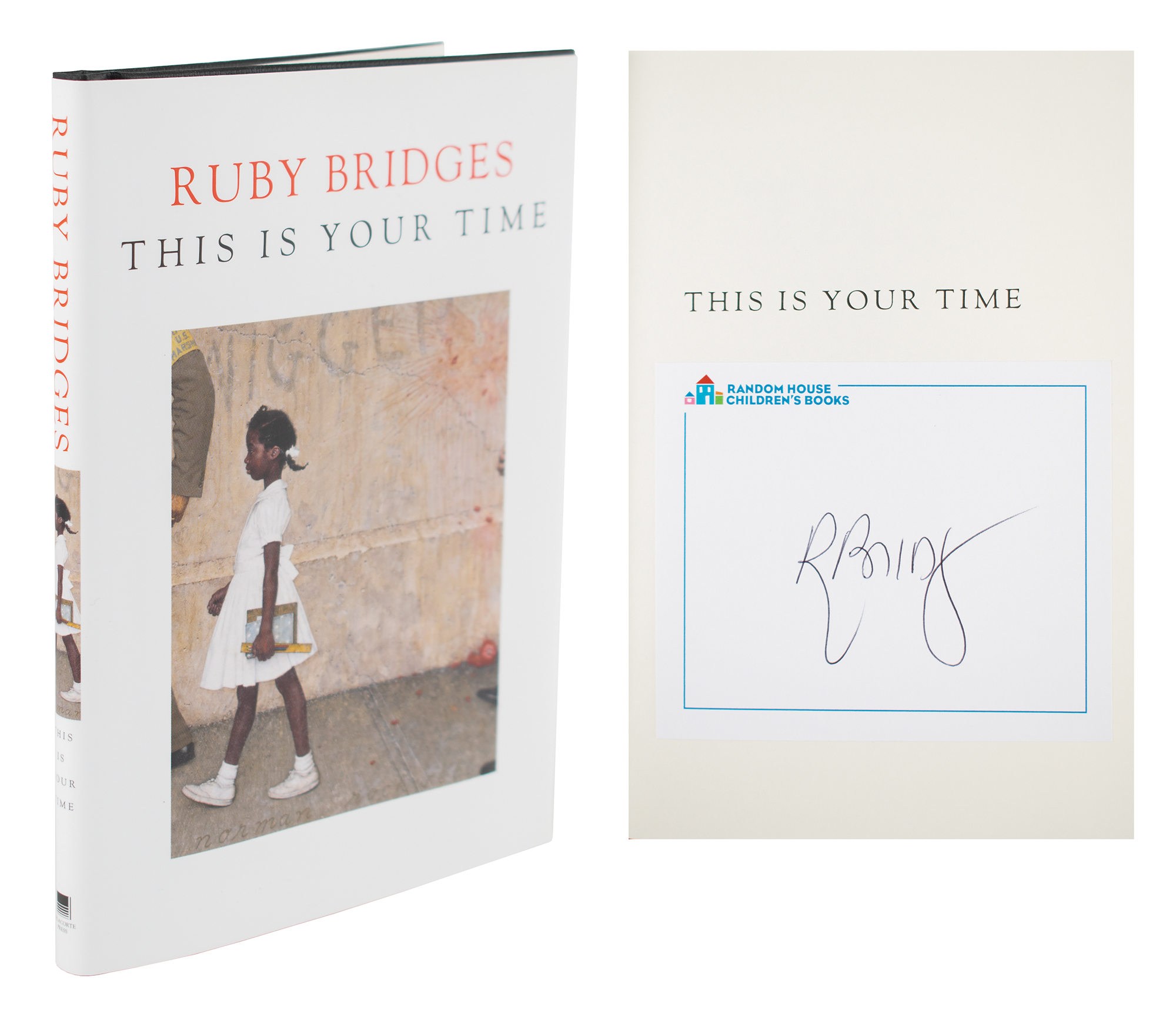 Lot #1132 Ruby Bridges Signed Book